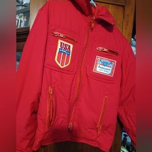 Vintage Budweiser Weathercaster Jacket sz small..great shape